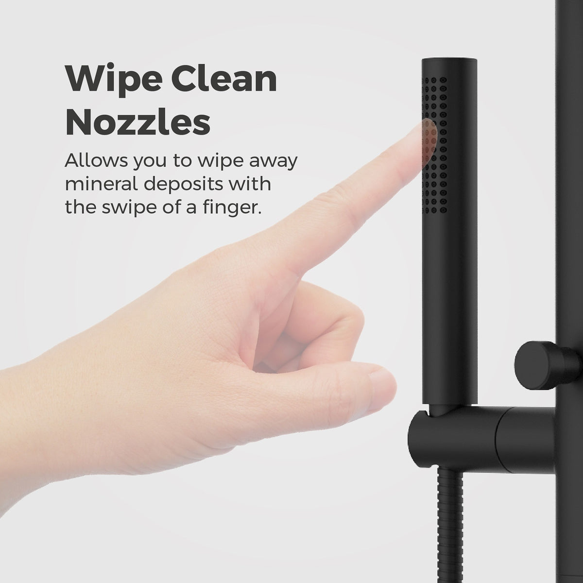 Pfister Hillstone Tub Filler with Hand Shower in Matte Black - view 2