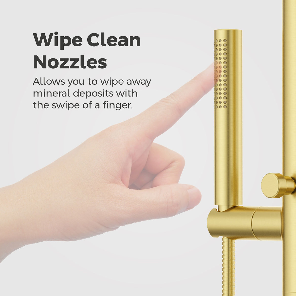 Pfister Hillstone Tub Filler with Hand Shower in Brushed Gold