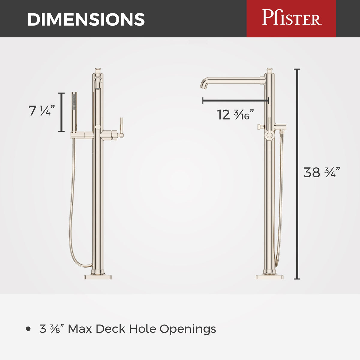 Pfister LG6-1HLSD Polished Nickel - detail 1
