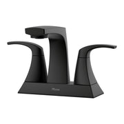 Pfister Karci 2-Handle 4" Centerset Bathroom Faucet in Matte Black