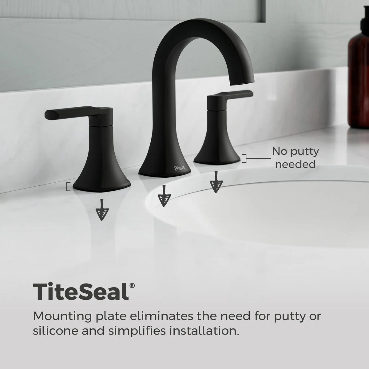 Pfister LF-049-VRIBB Matte Black - detail 1