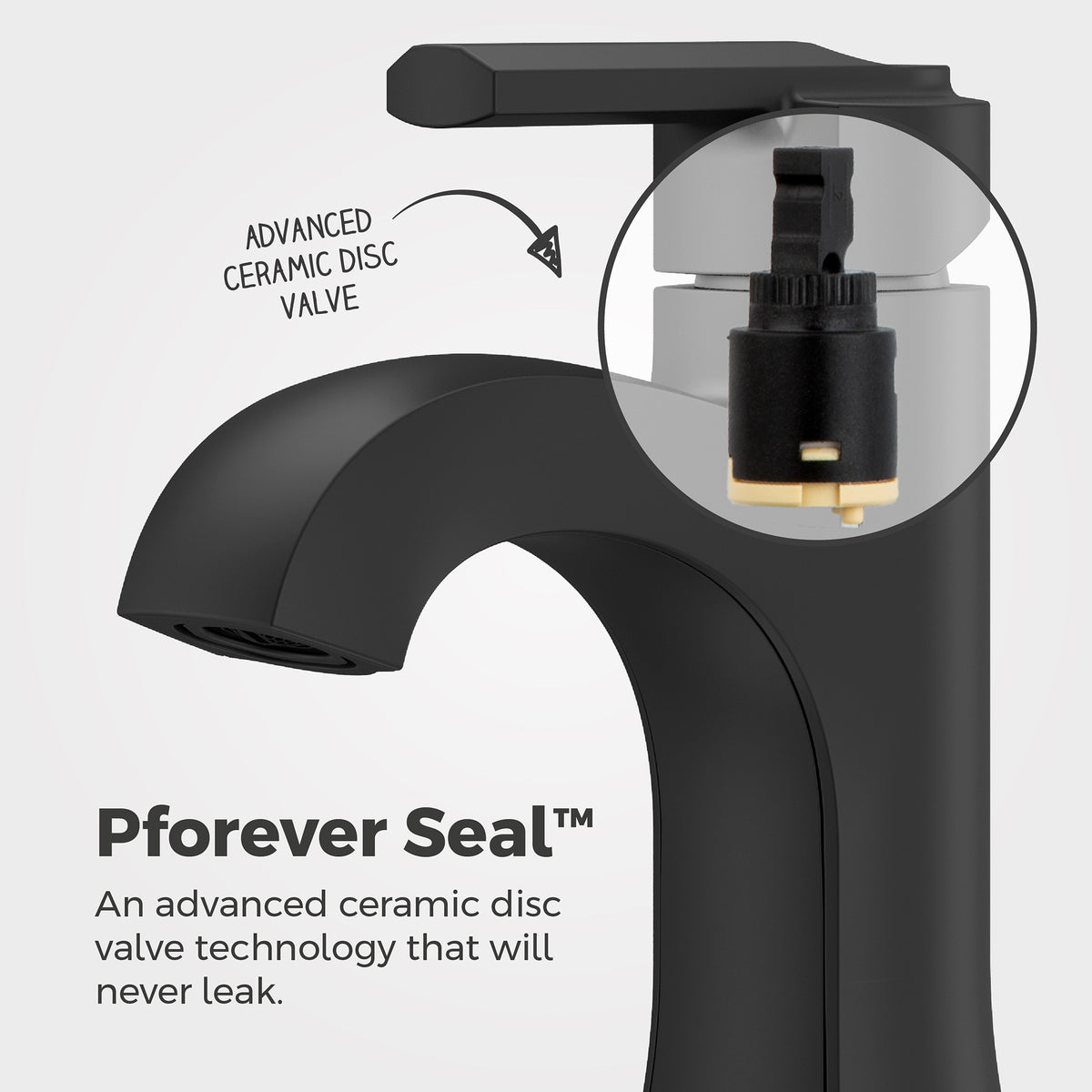 Pfister LF-042-VRIBB Matte Black - detail 4