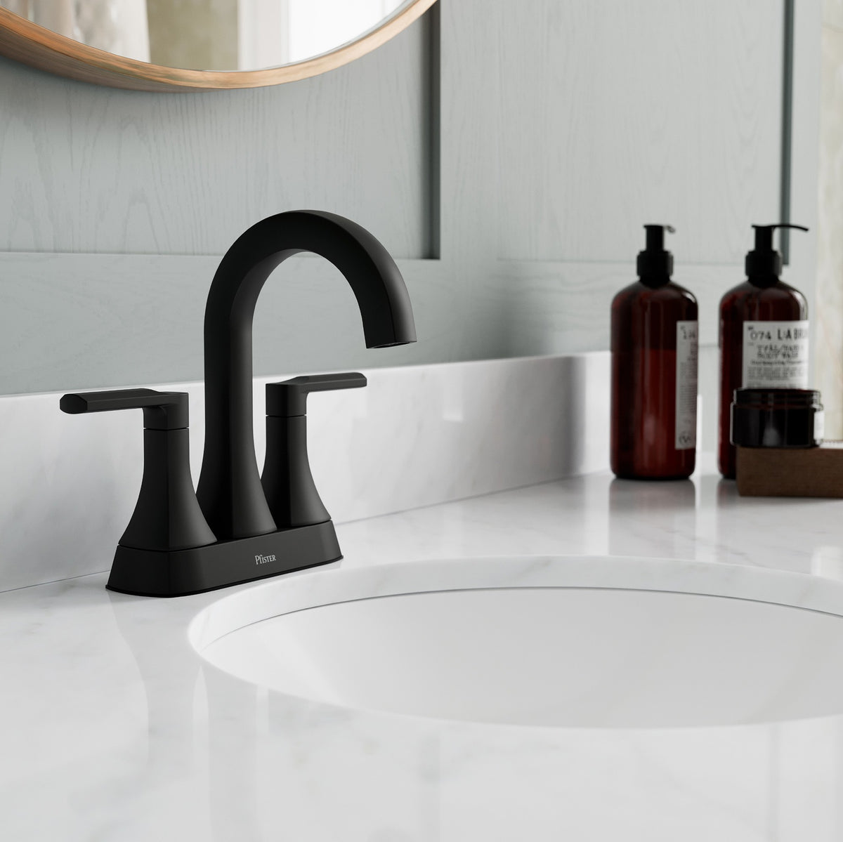 Pfister LF048-VRIBB Matte Black - lifestyle 1