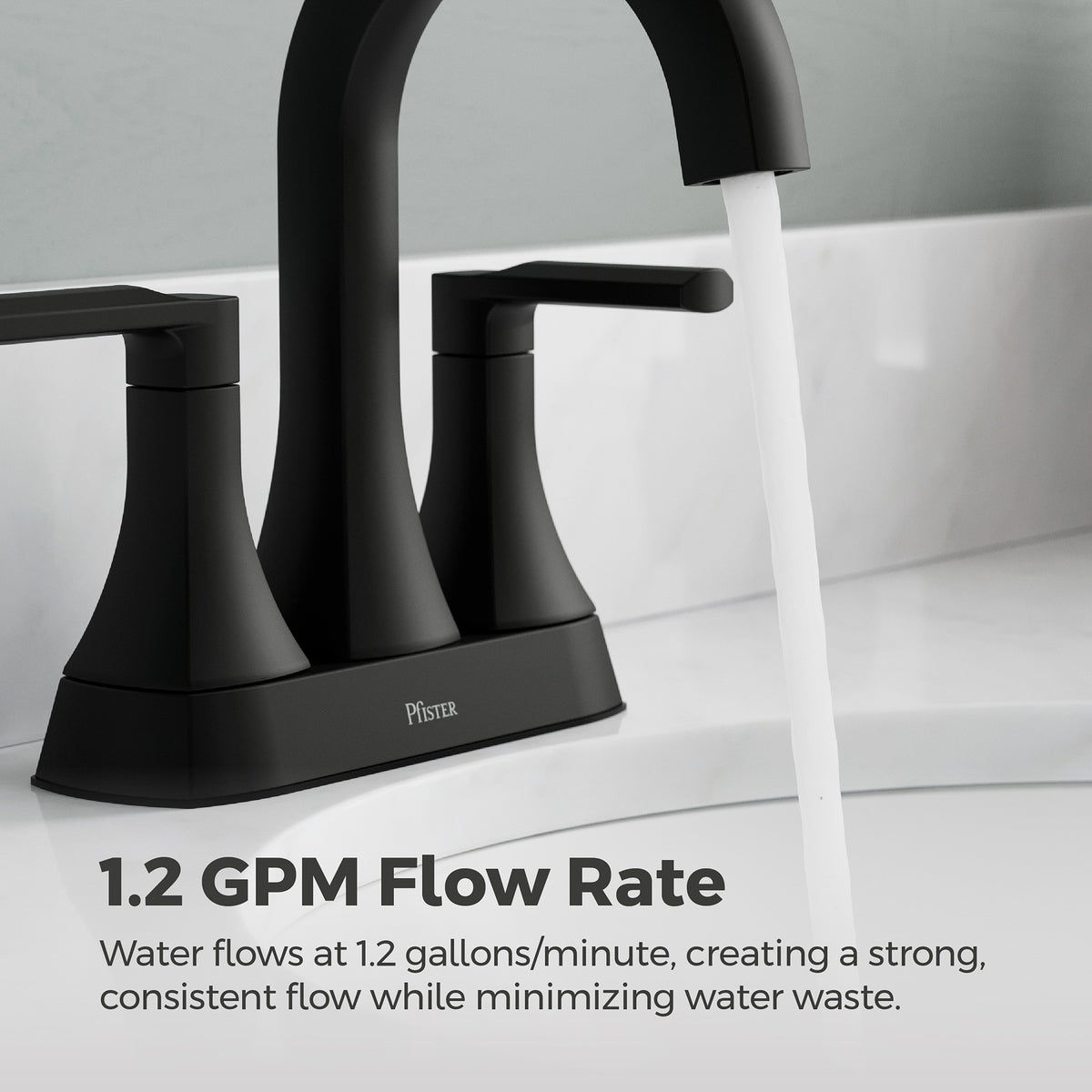 Pfister LF-048-VRIBB Matte Black - detail 6