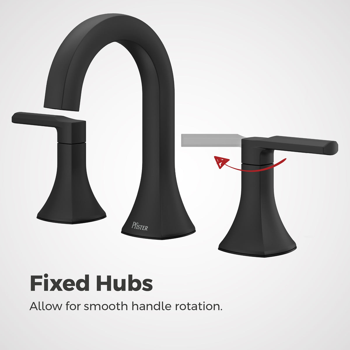 Pfister LF-049-VRIBB Matte Black - detail 2