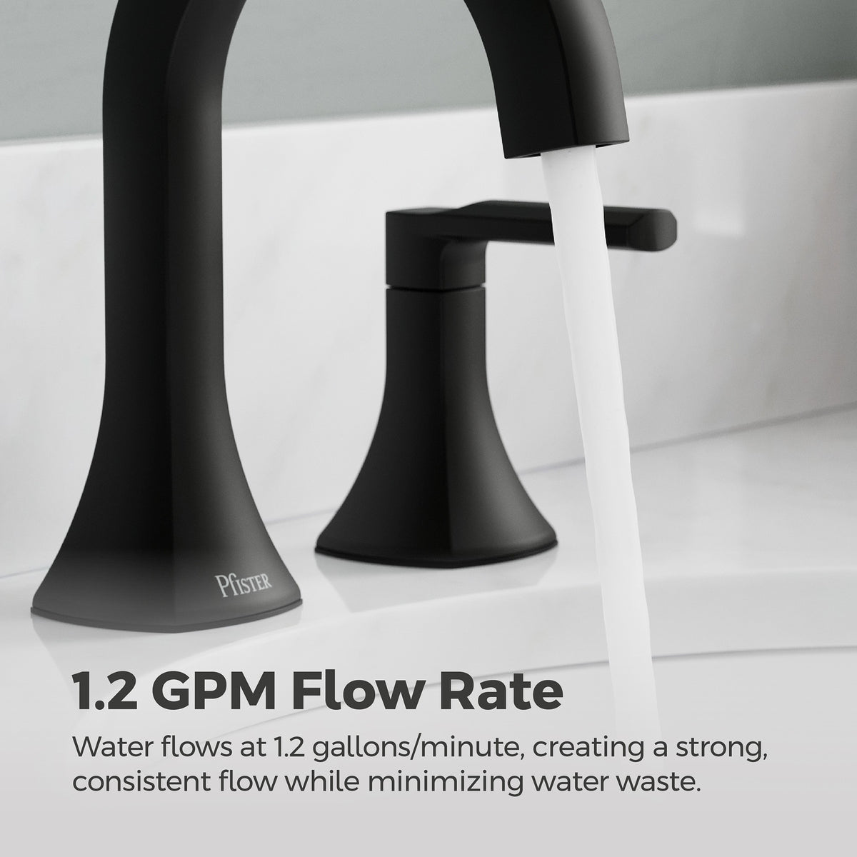 Pfister LF-049-VRIBB Matte Black - detail 4