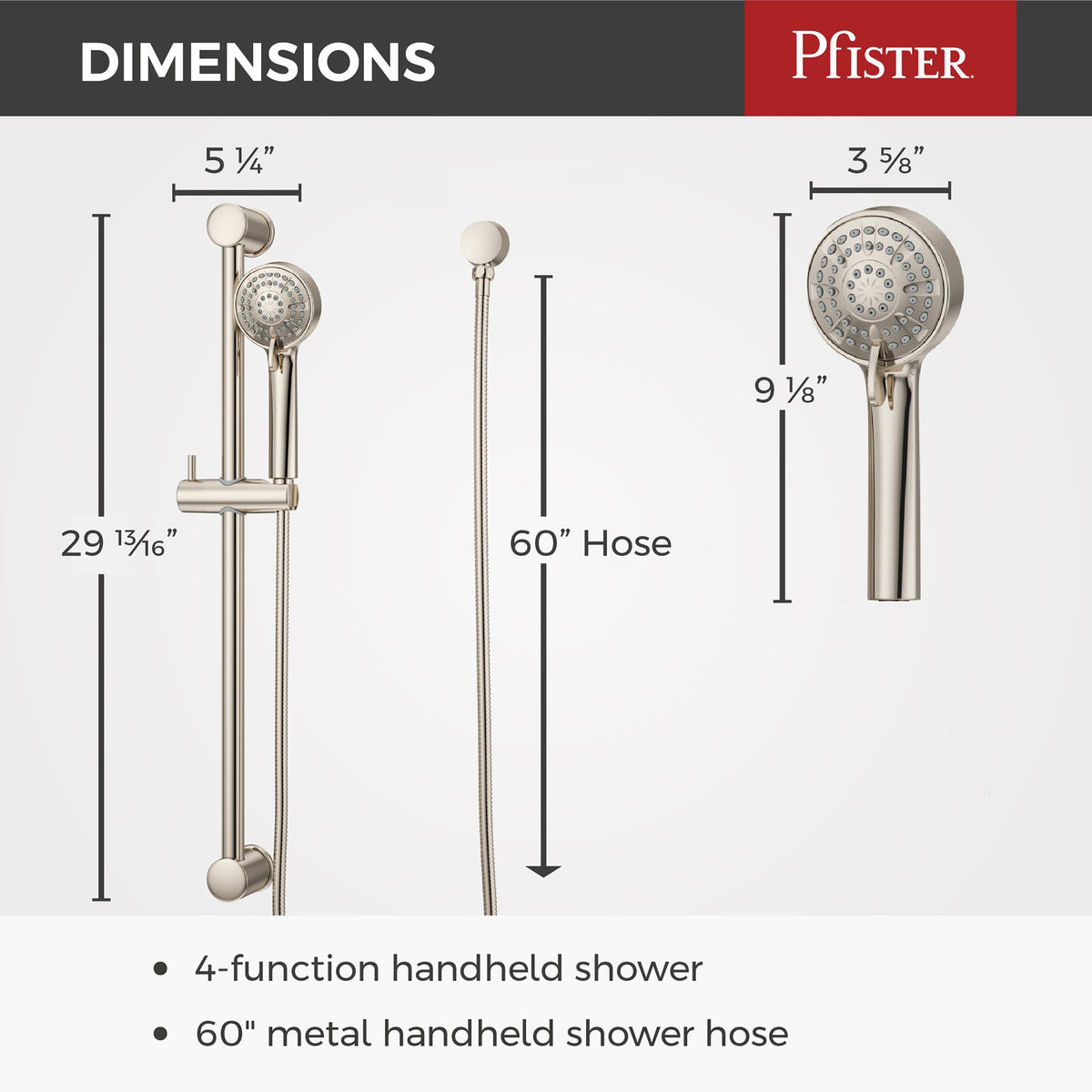 Pfister LG16-500D Polished Nickel - detail 4