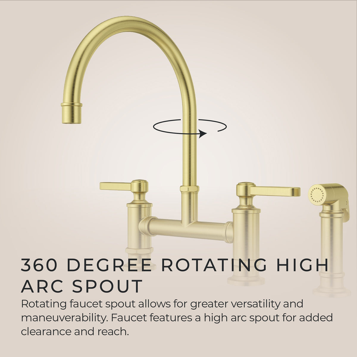 Pfister LG31-TDBG Brushed Gold - detail 3