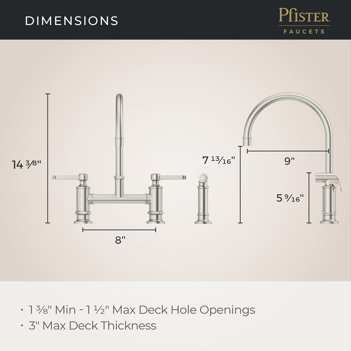Pfister LG31-TDS Stainless Steel - detail 4