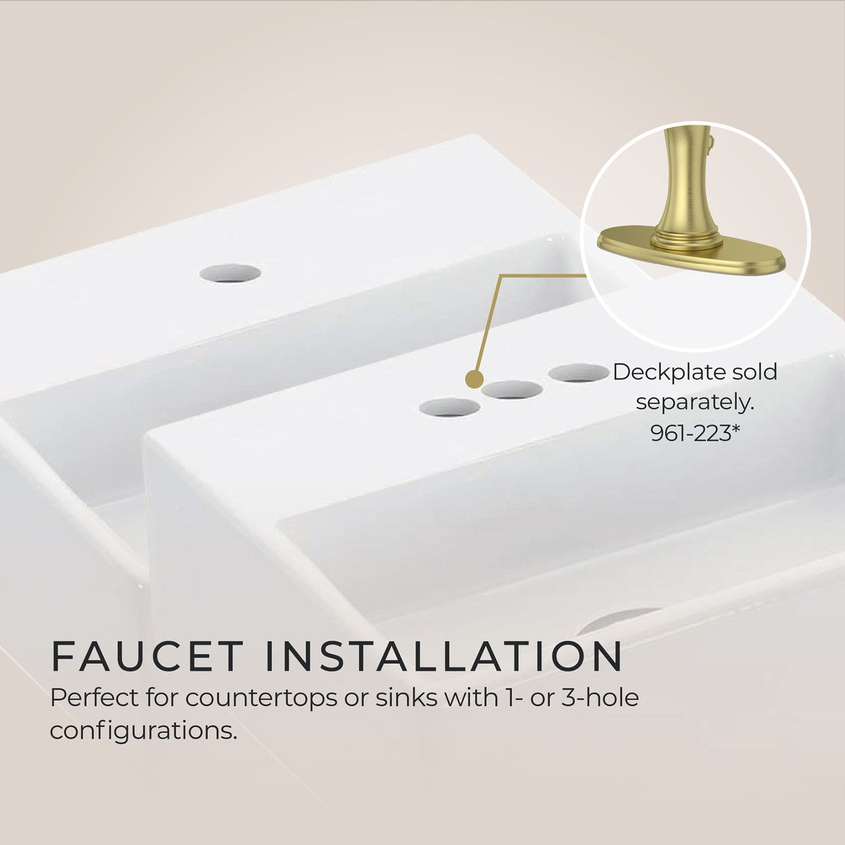 Pfister Tisbury Single Control Bathroom Faucet in Brushed Gold - view 6
