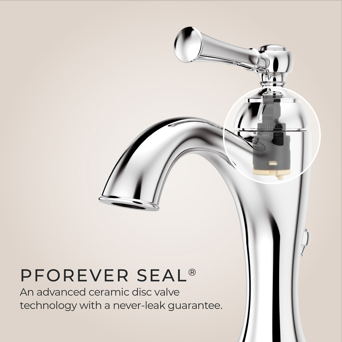 Pfister LG42-TB0C Polished Chrome - detail 2