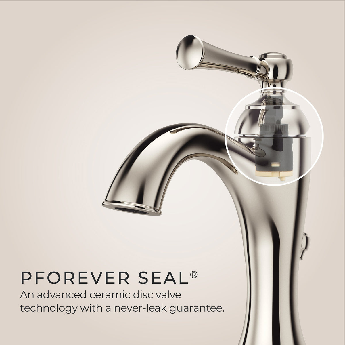 Pfister LG42-TB0D Polished Nickel - detail 1