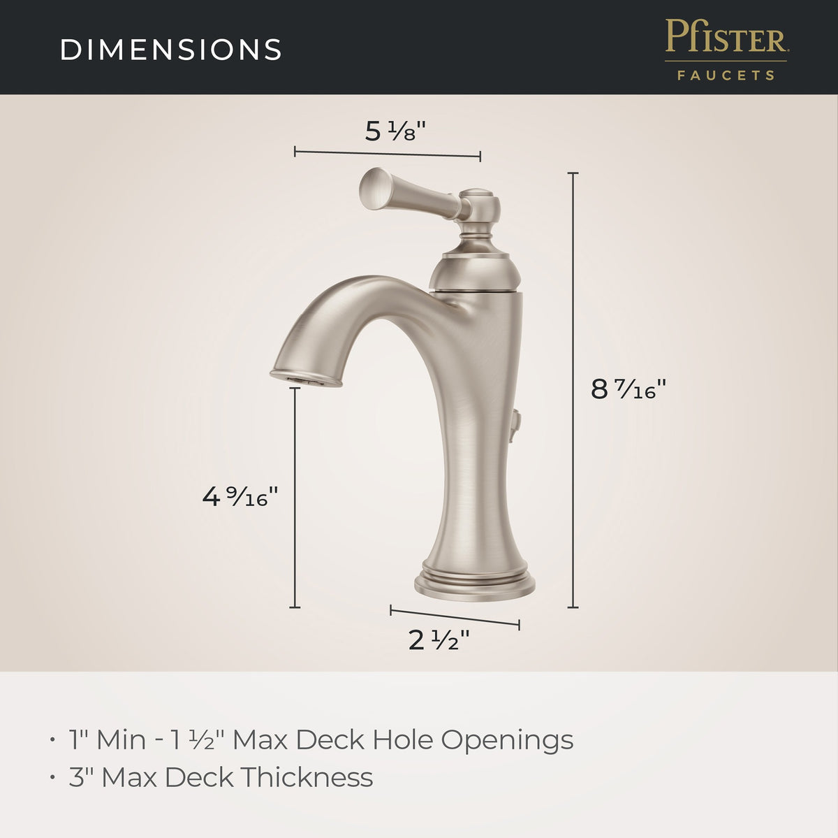 Pfister LG42-TB0K Brushed Nickel - detail 2