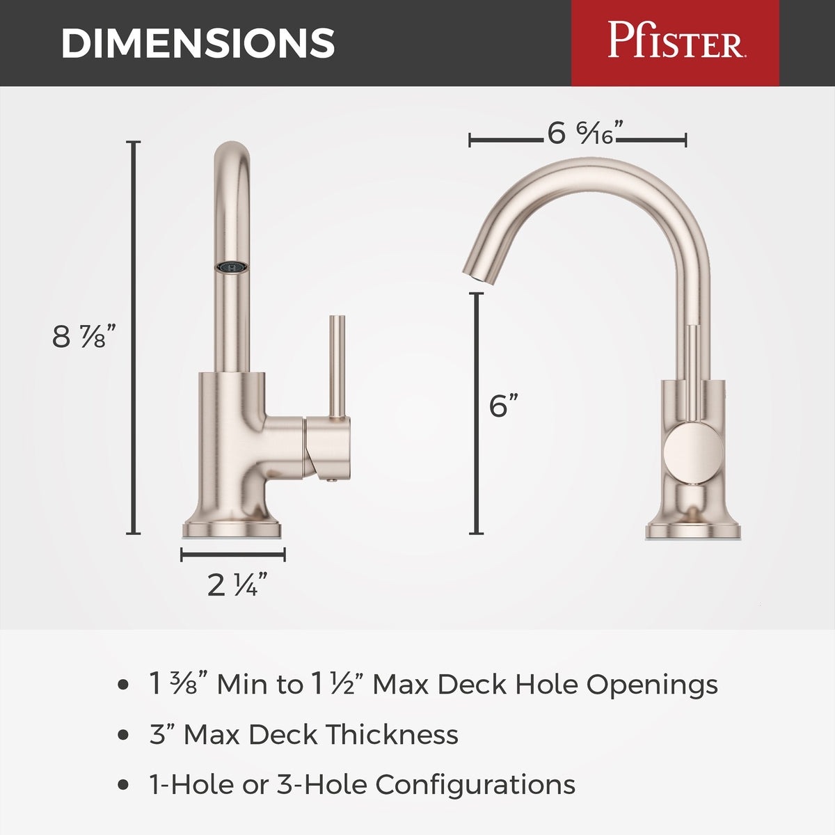 Pfister LG42-TNT2K Brushed Nickel - detail 1