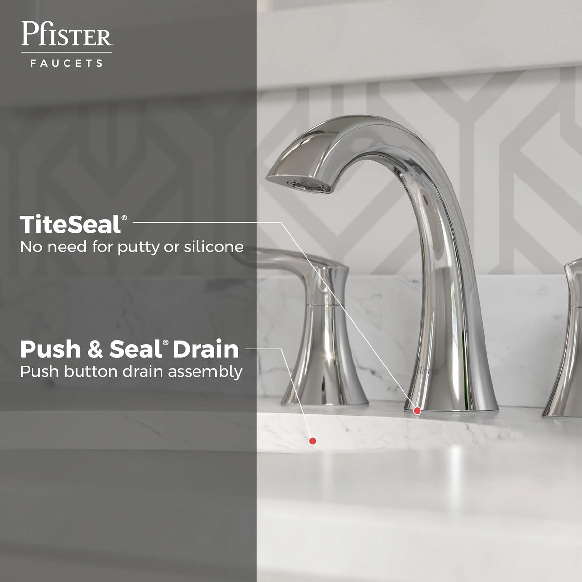 Pfister LG49-WR0C Polished Chrome - detail 2