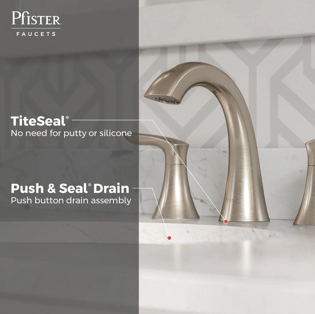 Pfister LG49-WR0K Brushed Nickel - detail 2