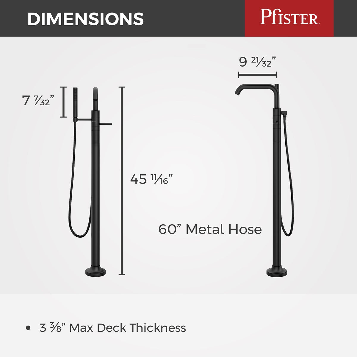 Pfister LG6-1TNTB Matte Black - detail 1