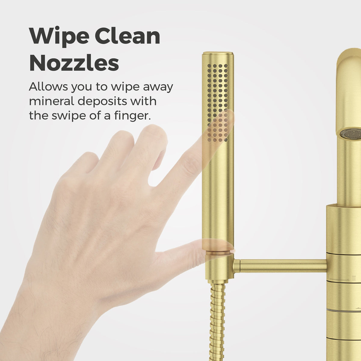 Pfister Tenet Free-Standing Tub Filler in Brushed Gold - view 6