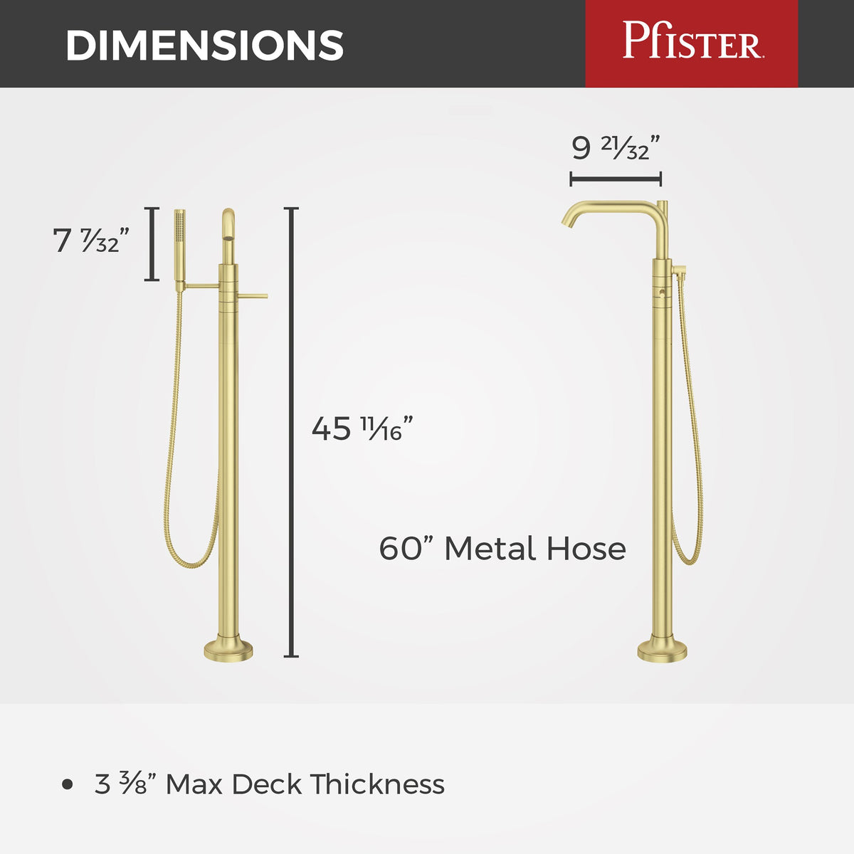 Pfister LG6-1TNTBG Brushed Gold - detail 1