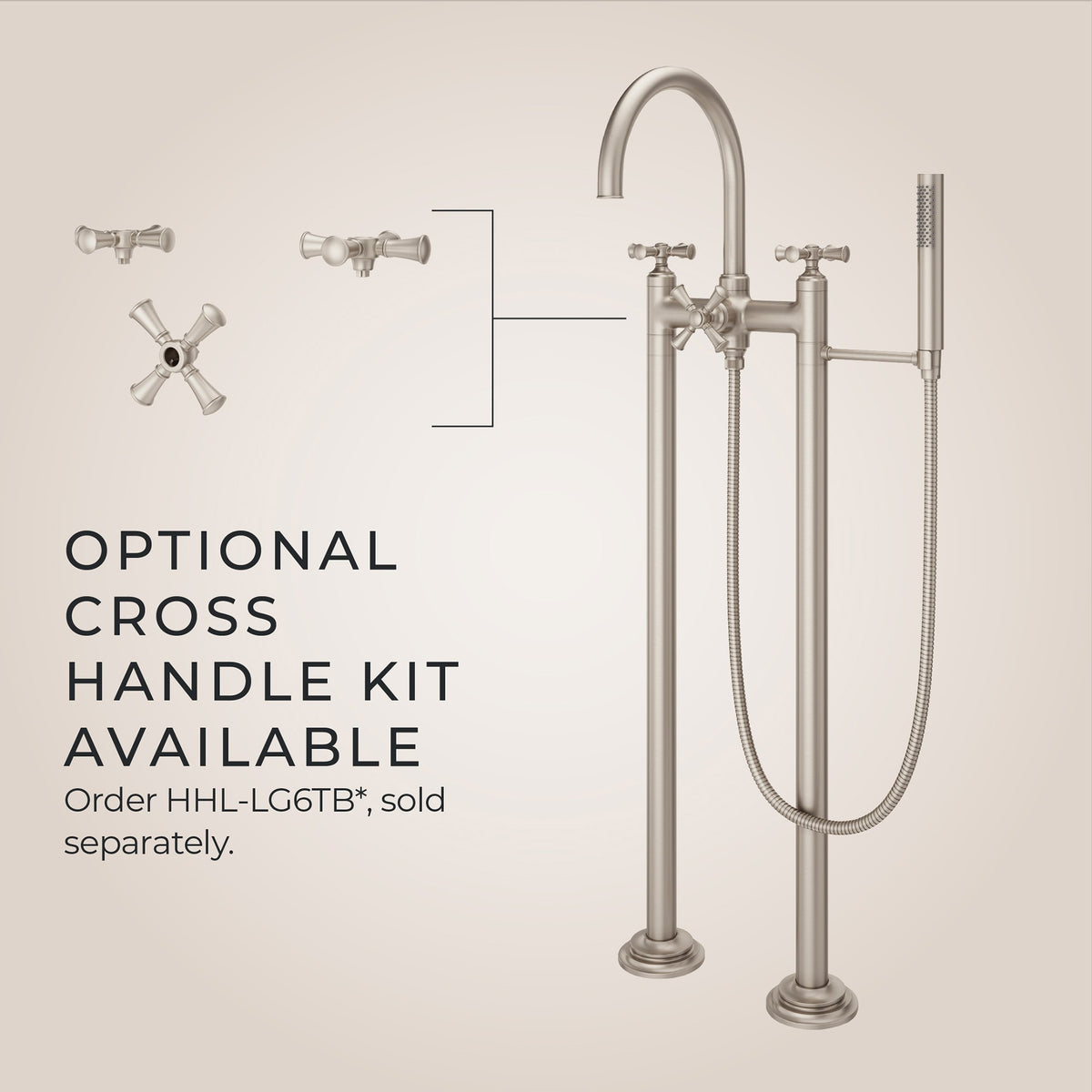 Pfister LG6-1TBK Brushed Nickel - detail 4