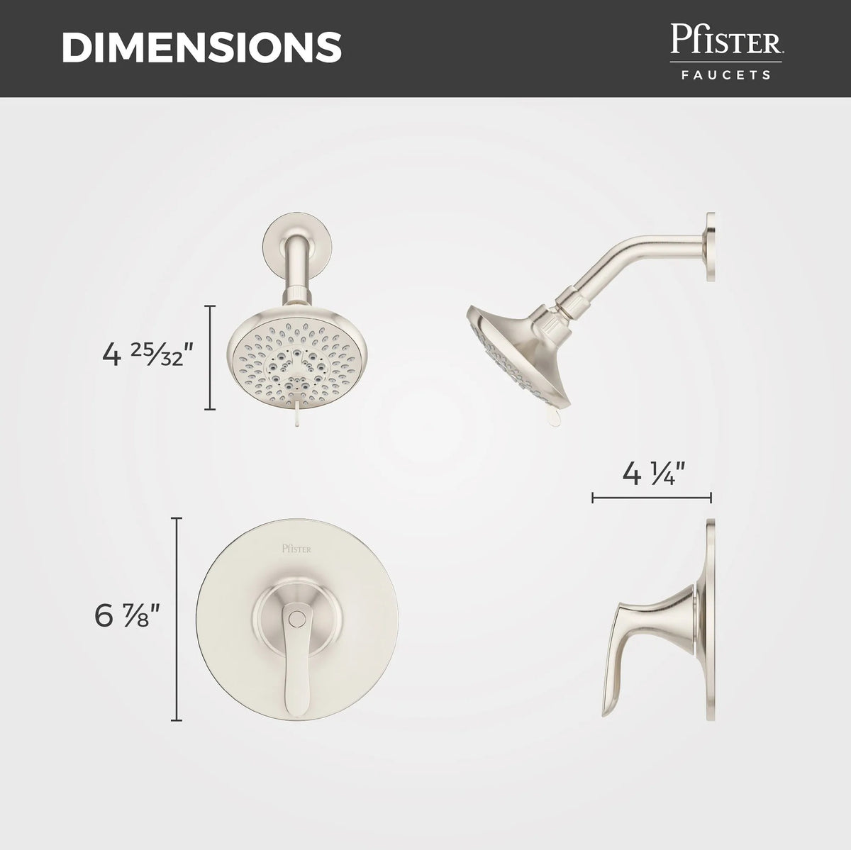 Pfister LG89-7WRK Brushed Nickel - detail 1