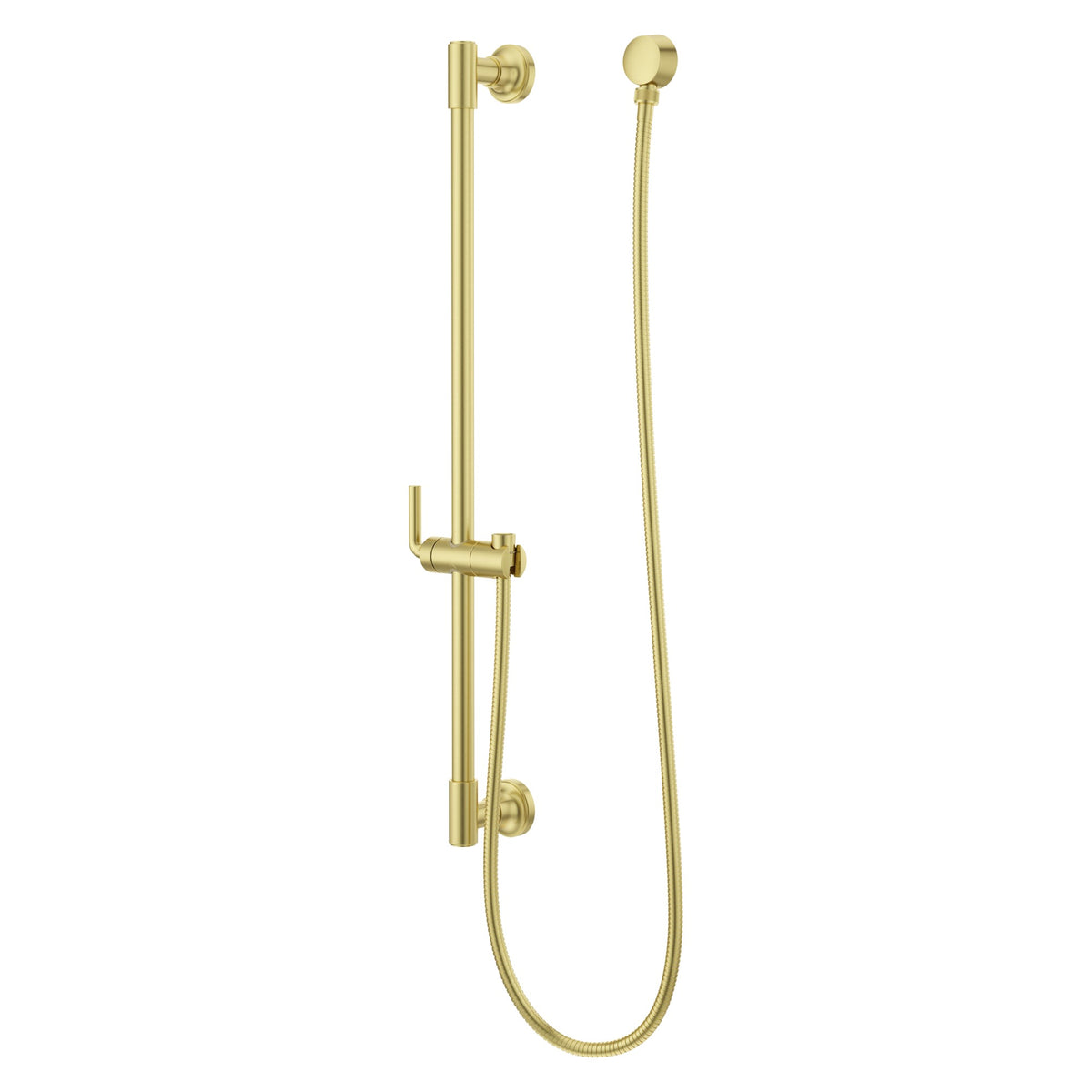 Pfister Modern Round Slide Bar in Brushed Gold