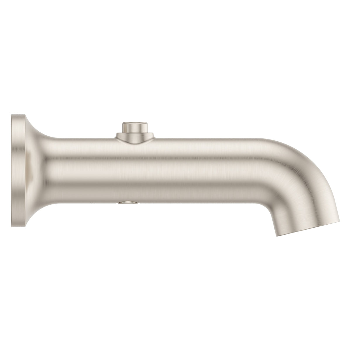 Pfister Modern Round Tub Spout TBS-06SHW in Brushed Nickel - view 2