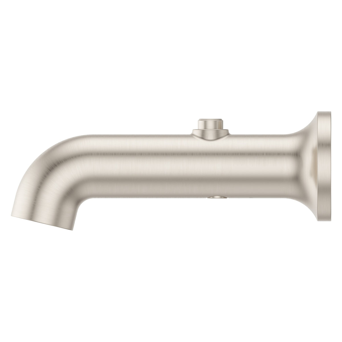 Pfister Modern Round Tub Spout TBS-06SHW in Brushed Nickel - view 3