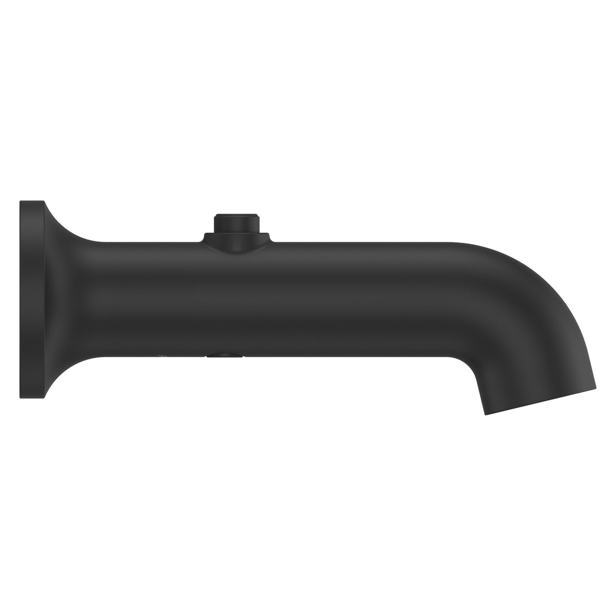 Pfister Modern Round Tub Spout TBS-06SHW in Spot Defense Matte Black - view 2