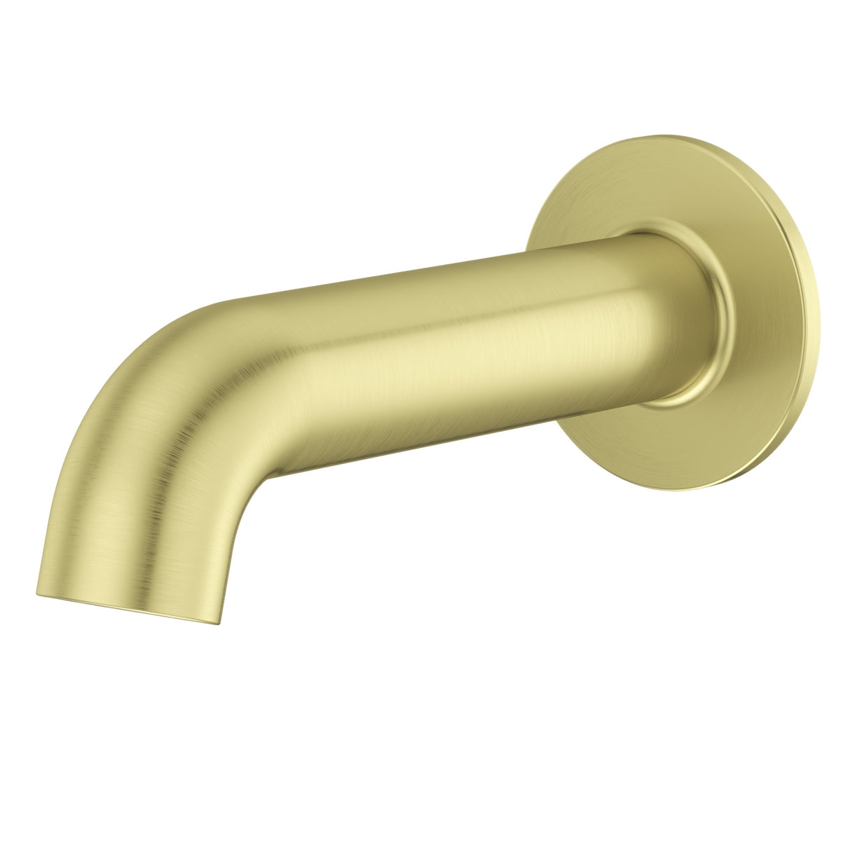 Pfister Modern Round Tub Spout TBS-51SHW in Brushed Gold