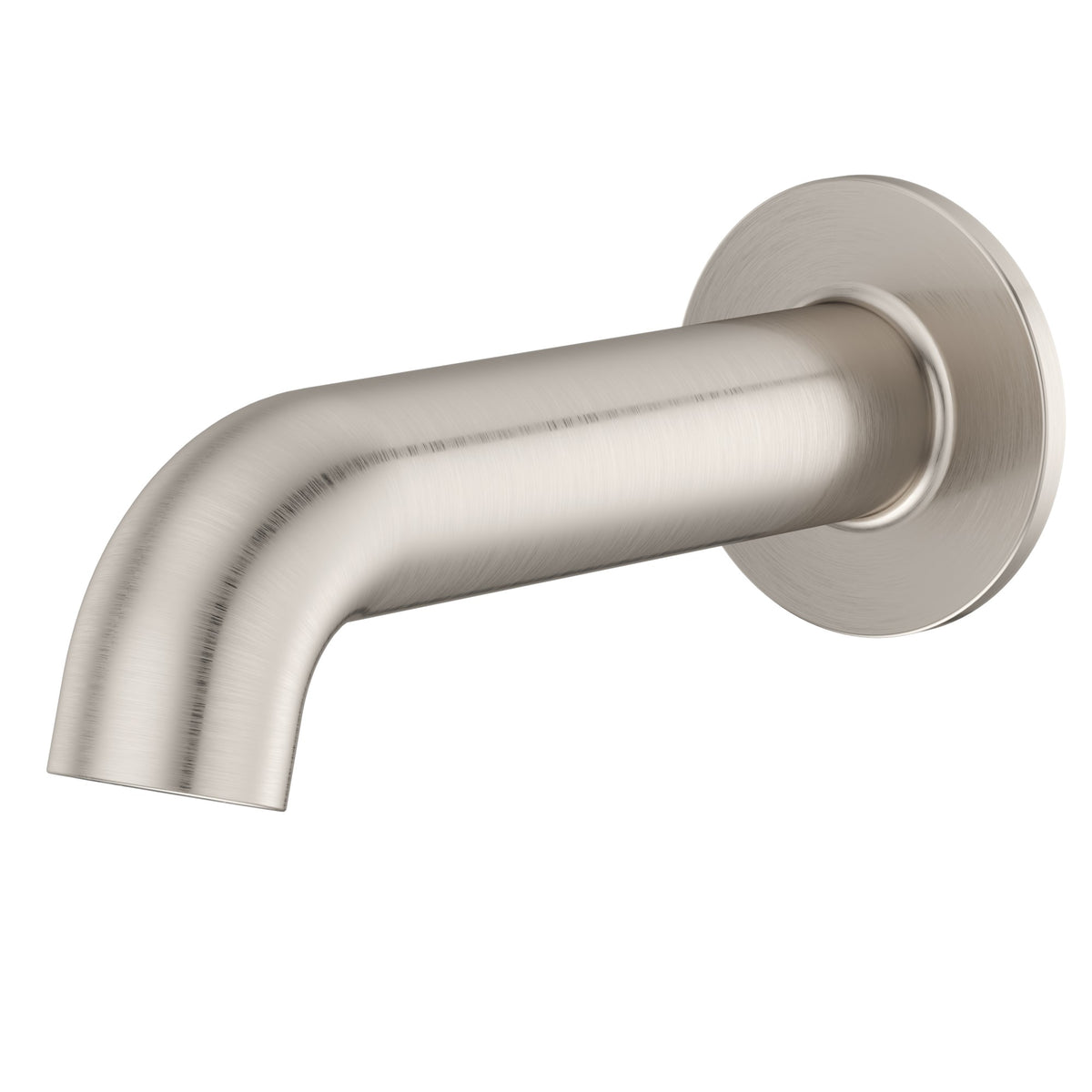 Pfister Modern Round Tub Spout TBS-51SHW in Brushed Nickel