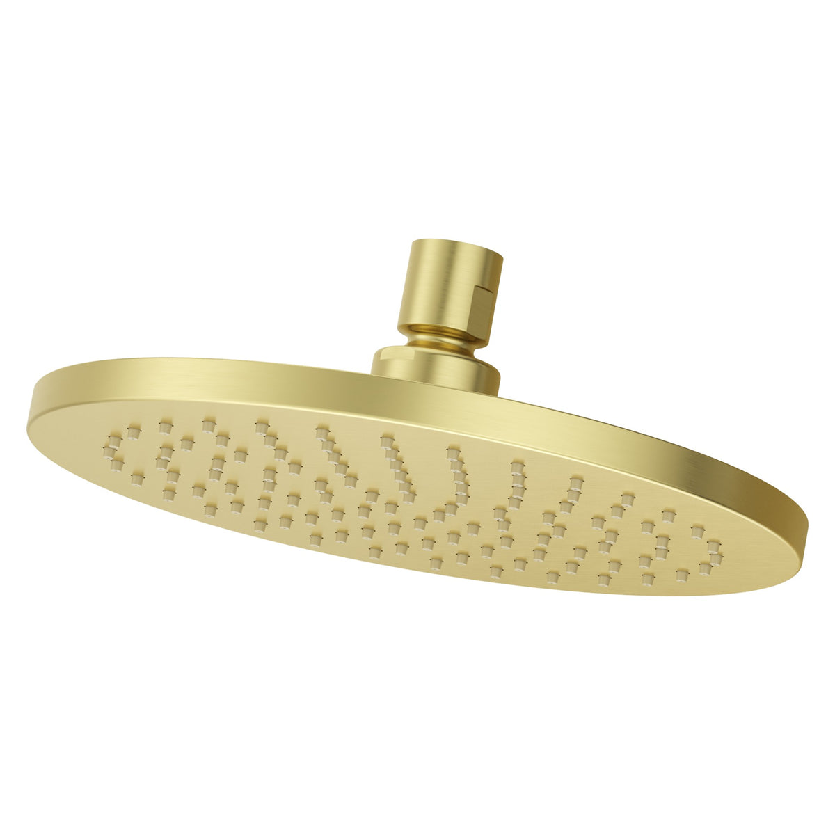 Pfister Modern Round 8" Raincan Showerhead in Brushed Gold