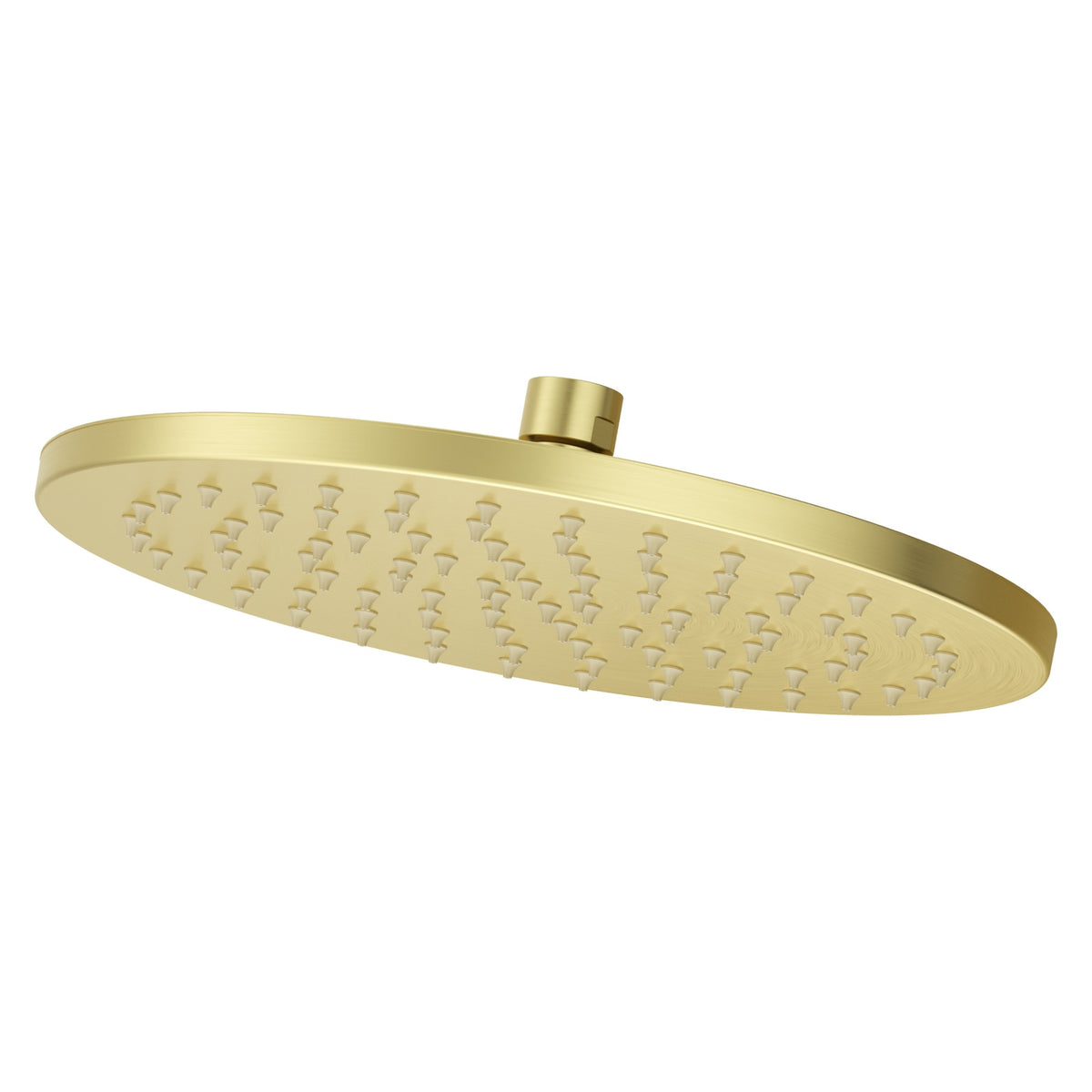 Pfister Modern Round 10" Raincan Showerhead in Brushed Gold