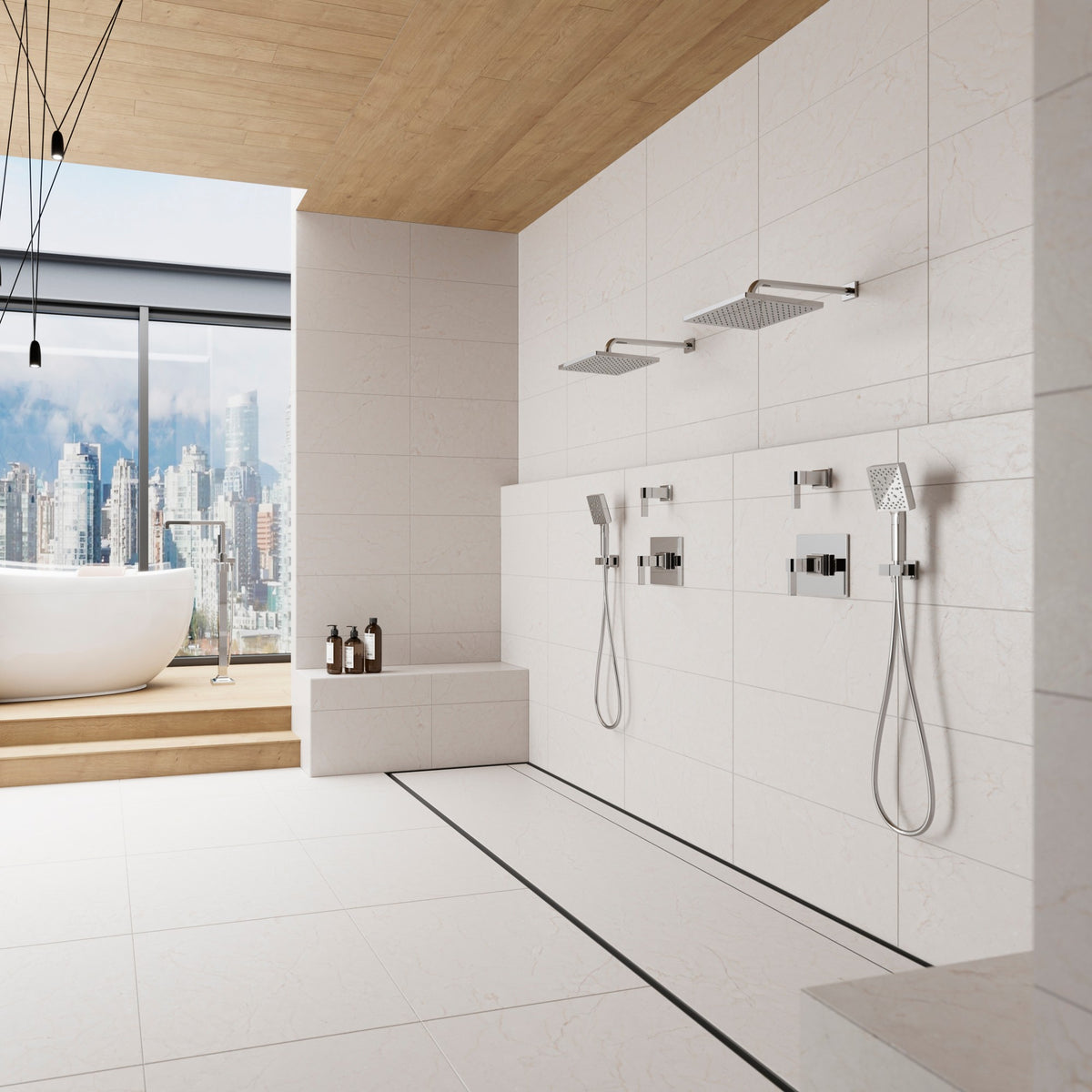 Pfister HSC-04SHWC Polished Chrome - room scene 1