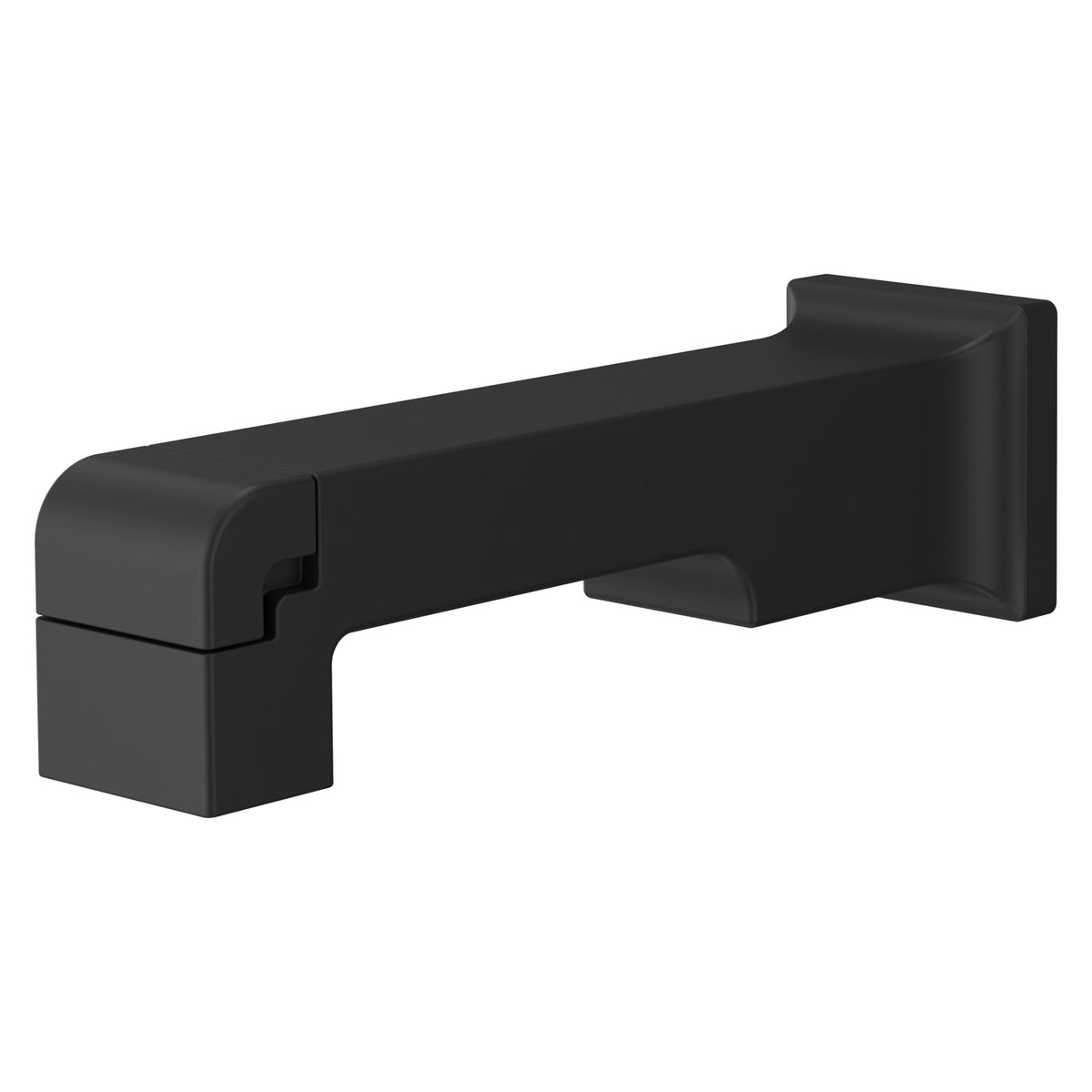 Pfister Modern Square Tub Spout in Matte Black