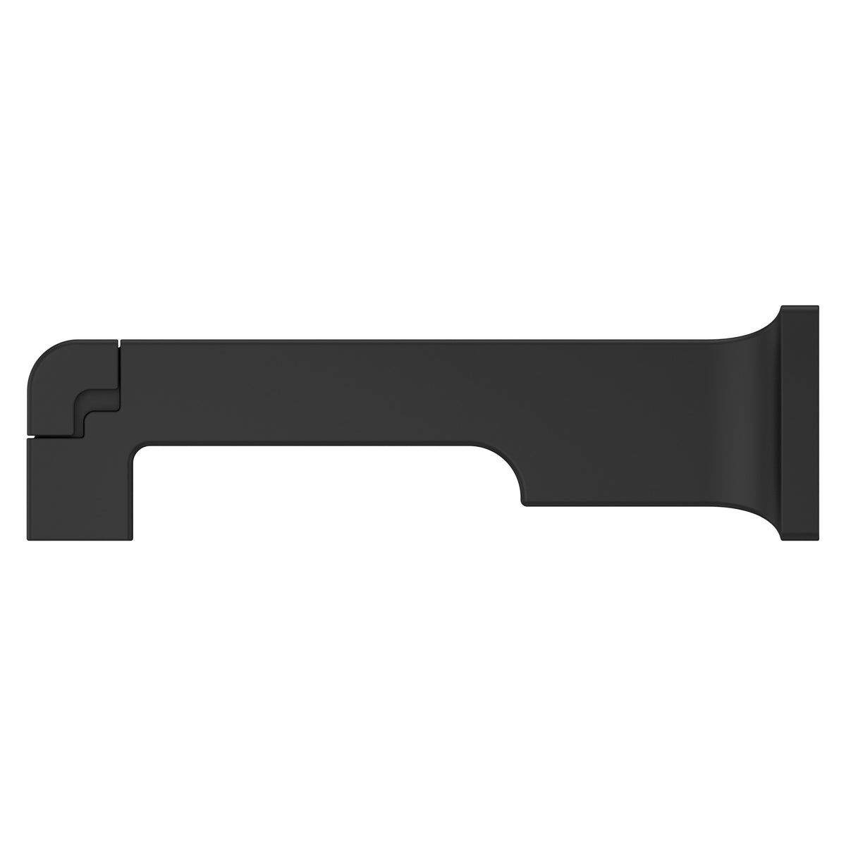 Pfister Modern Square Tub Spout in Matte Black - view 3