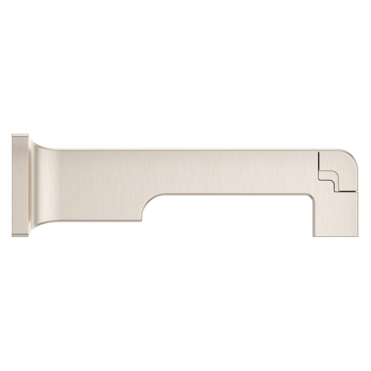 Pfister Modern Square Tub Spout in Brushed Nickel - view 2