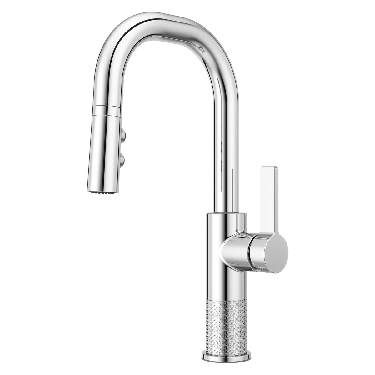 Pfister Montay 1-Handle Pull-Down Bar & Prep Faucet in Polished Chrome