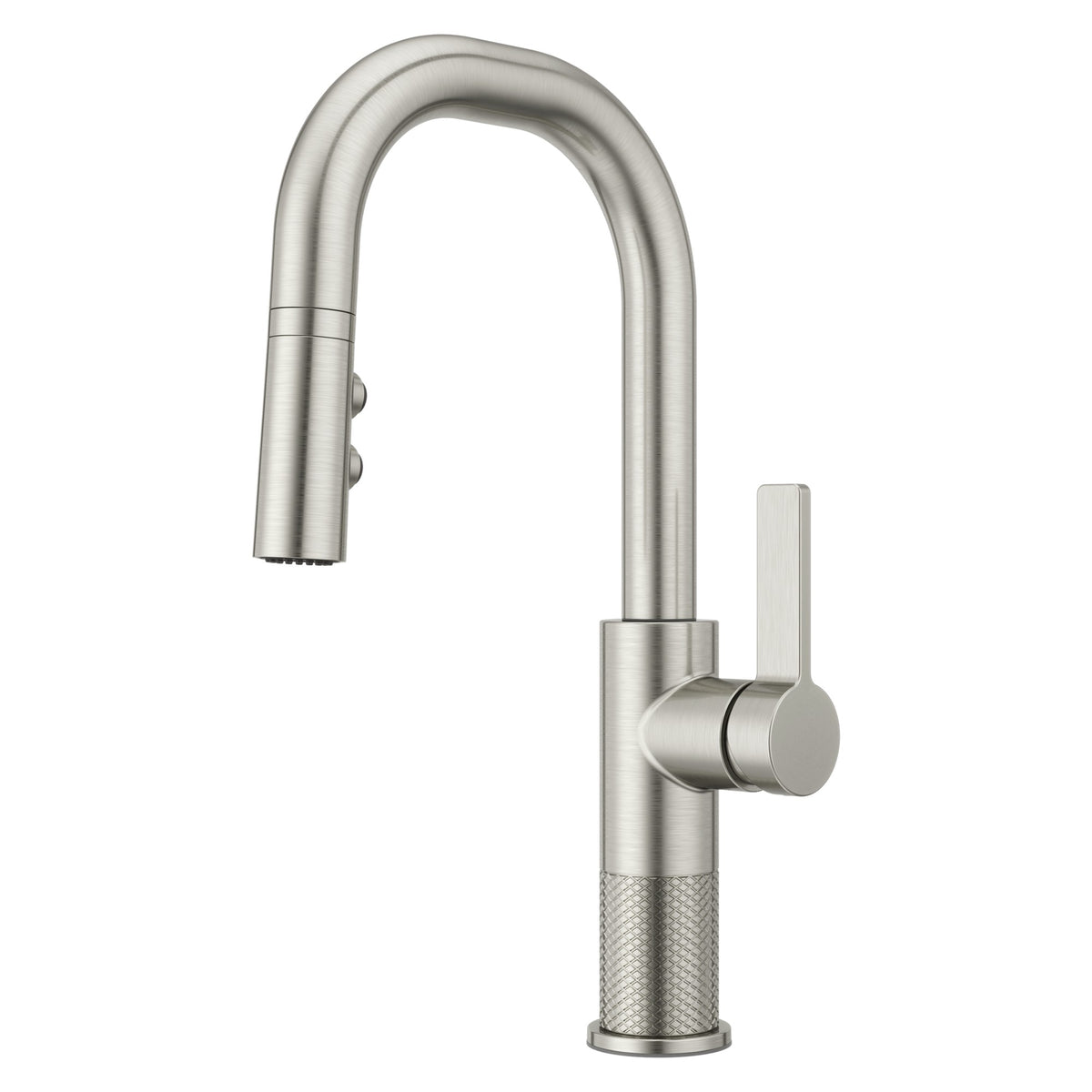 Pfister Montay 1-Handle Pull-Down Bar & Prep Faucet in Stainless Steel