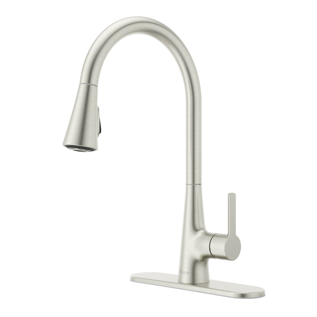 Pfister Pfirst Modern 1-Handle Pull-Down Kitchen Faucet in Stainless Steel - view 2