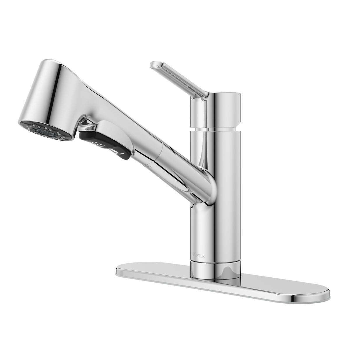 Pfister Pfirst Modern 1-Handle Pull-Out Kitchen Faucet in Polished Chrome - view 2