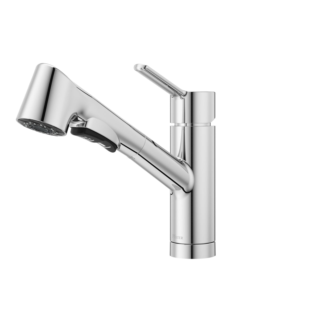 Pfister Pfirst Modern 1-Handle Pull-Out Kitchen Faucet in Polished Chrome