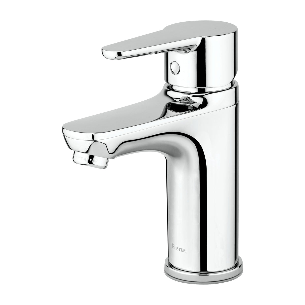 Pfister Pfirst Modern Single Control Bathroom Faucet in Polished Chrome
