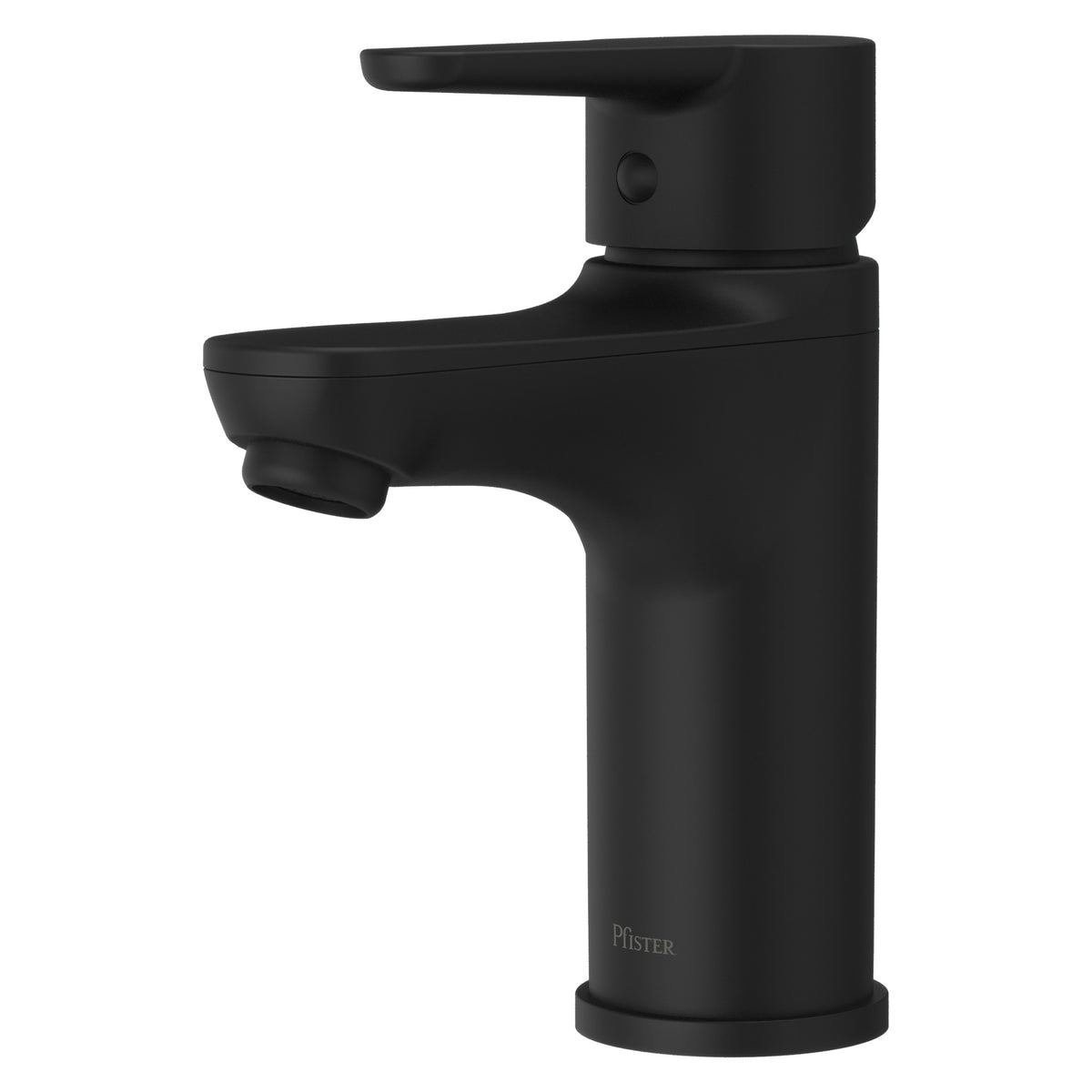 Pfister Pfirst Modern Single Control Bathroom Faucet in Matte Black
