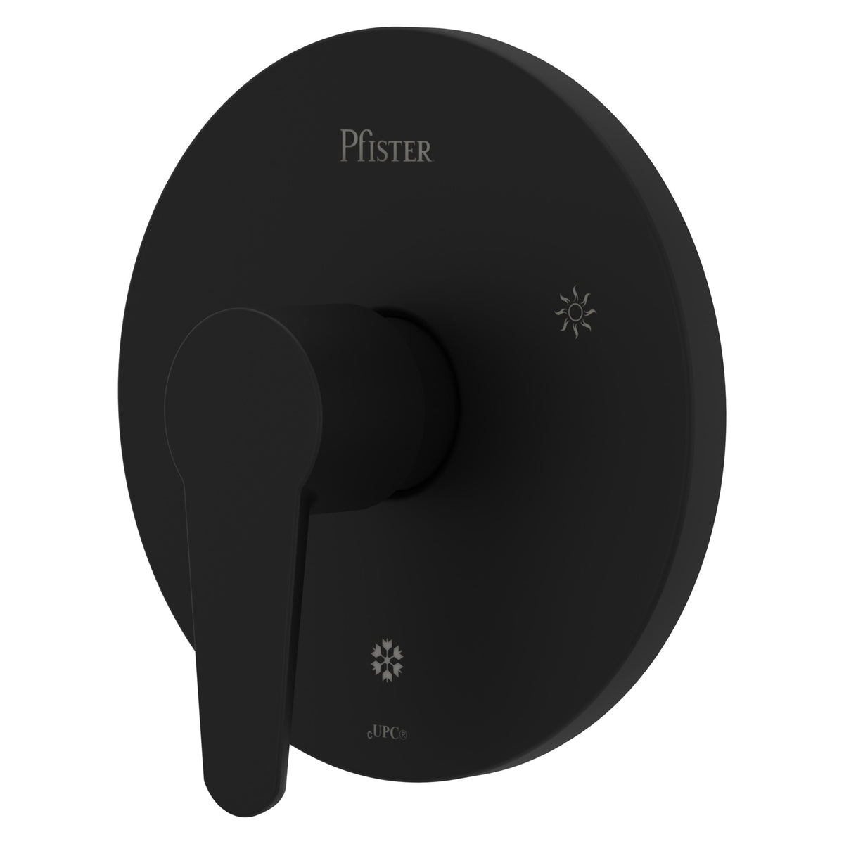 Pfister Pfirst Modern Valve Only Trim in Matte Black