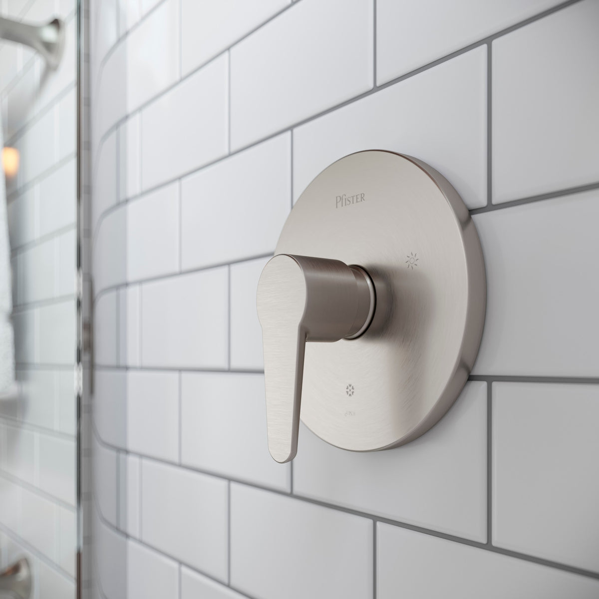 Pfister Pfirst Modern Valve Only Trim in Brushed Nickel - view 5