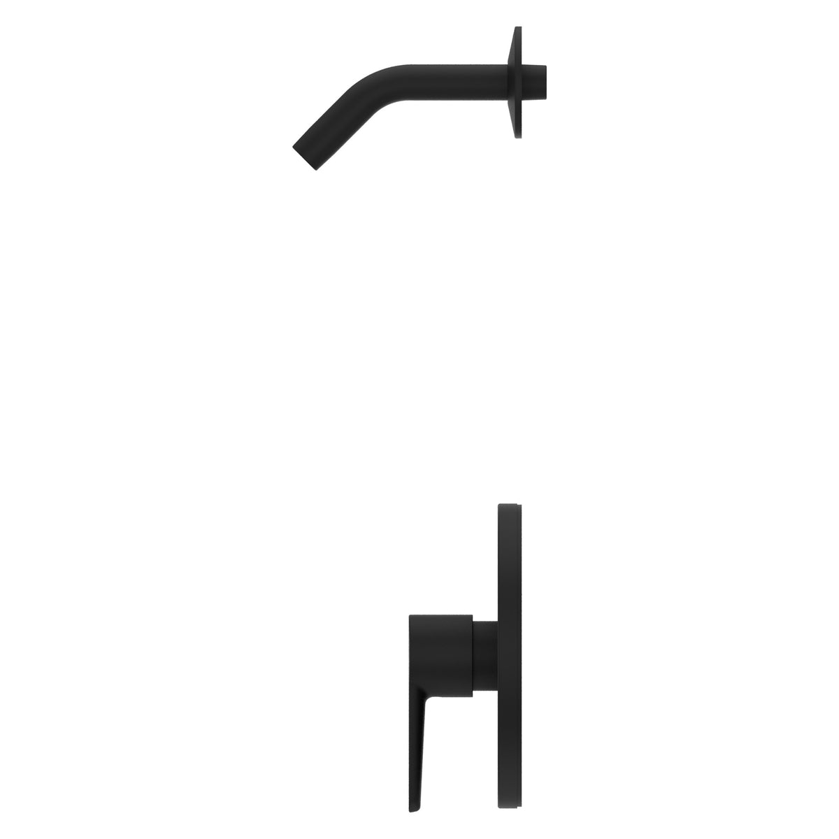 Pfister Pfirst Modern 1-Handle Shower Only Trim Kit in Matte Black - view 3