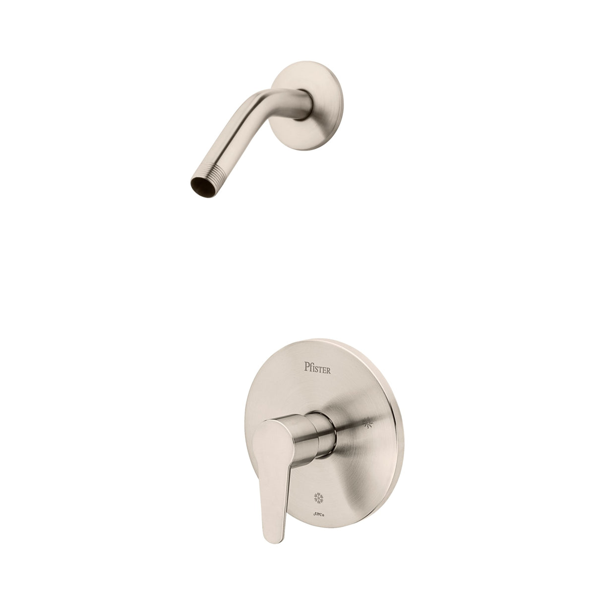 Pfister Pfirst Modern 1-Handle Shower Only Trim Kit in Brushed Nickel