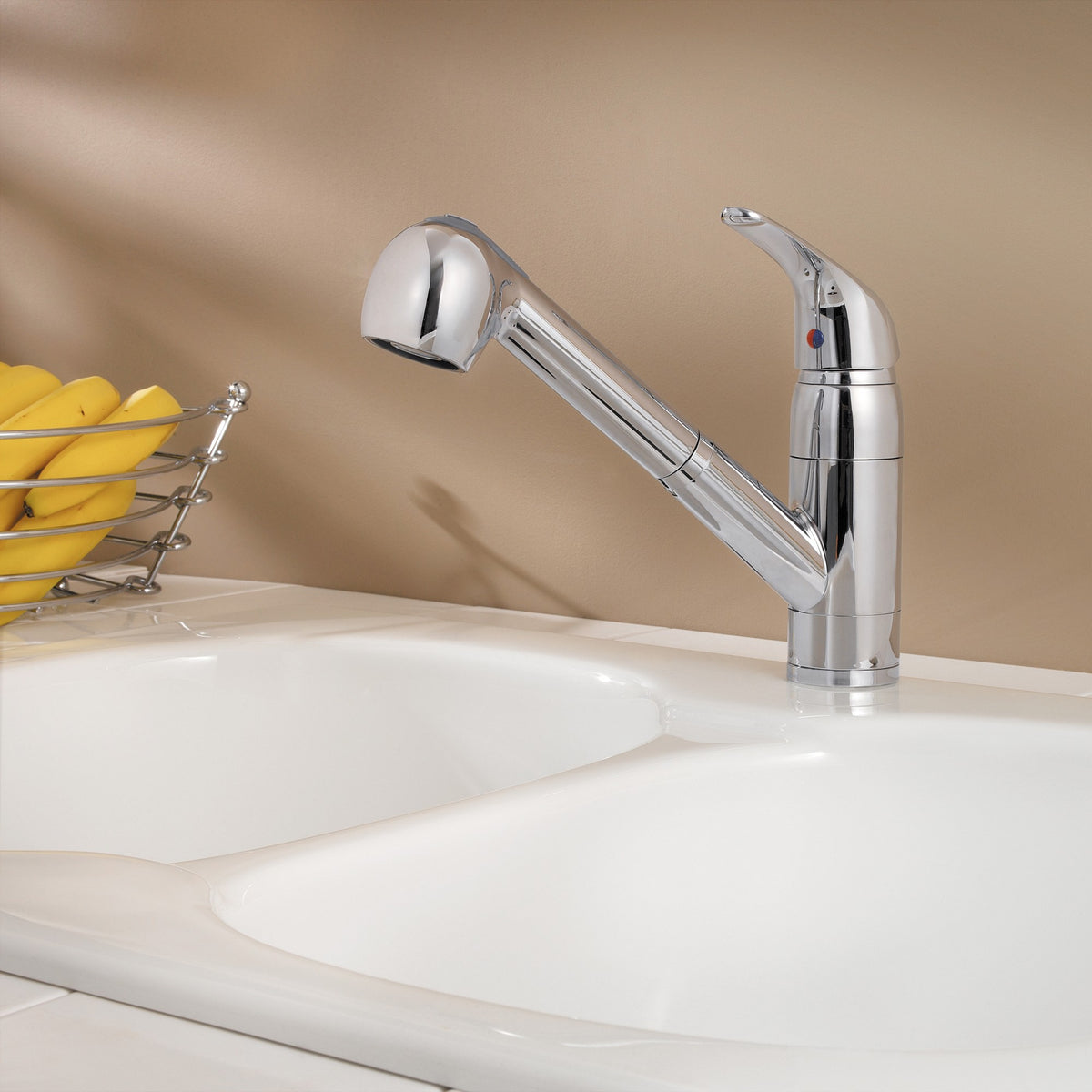Pfister Pfirst Series 1-Handle Pull-Out Kitchen Faucet in Polished Chrome - view 3
