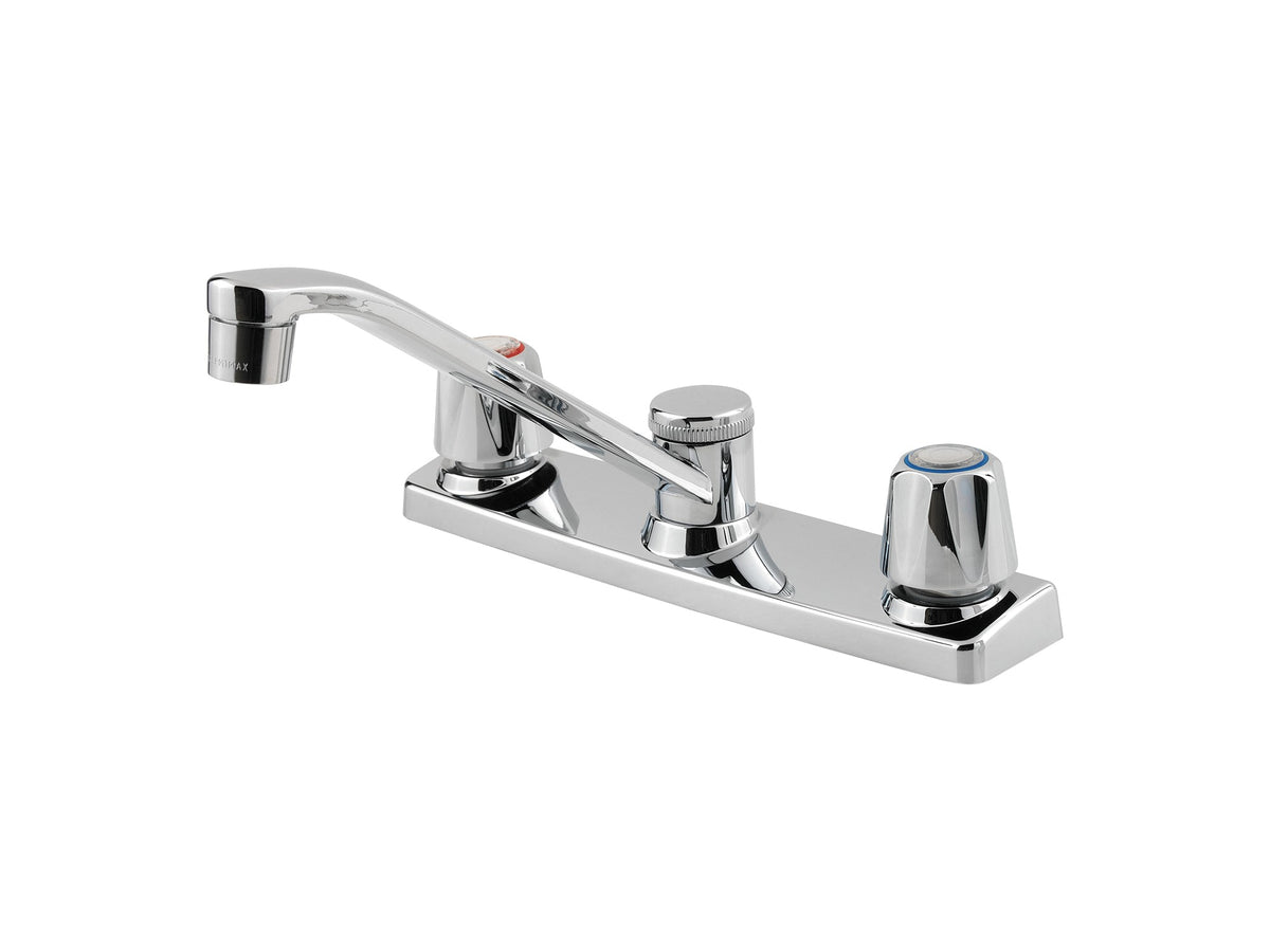 Pfister Pfirst Series 2-Handle Kitchen Faucet G135-1000 in Polished Chrome